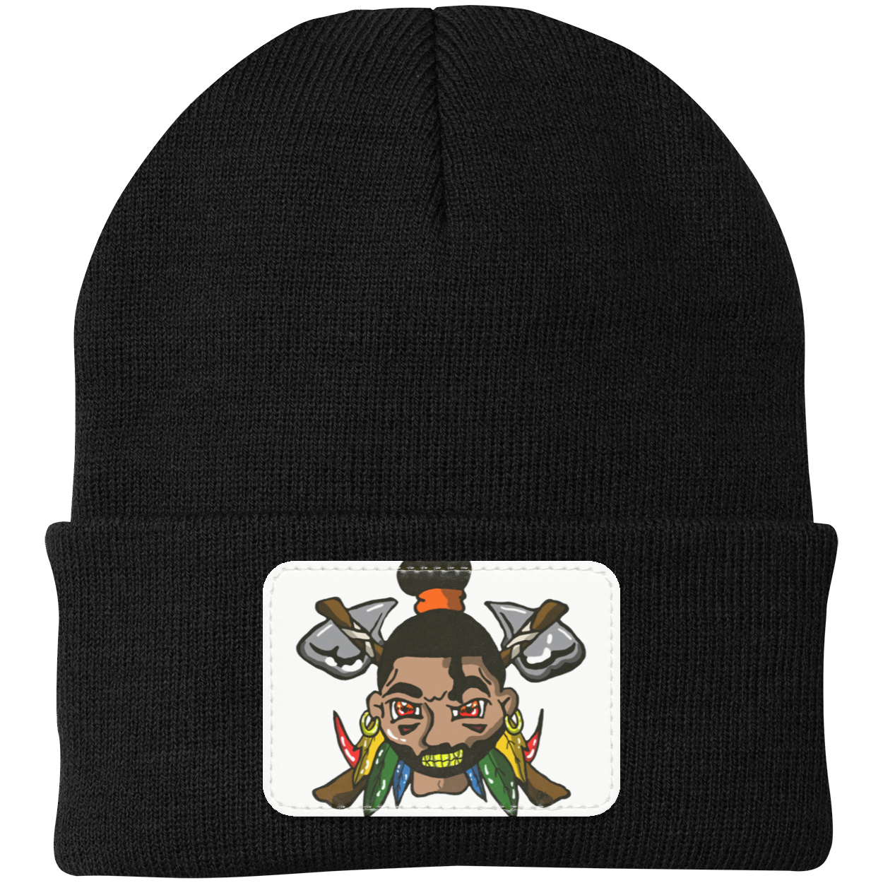 Day Life Knit Cap - Patch