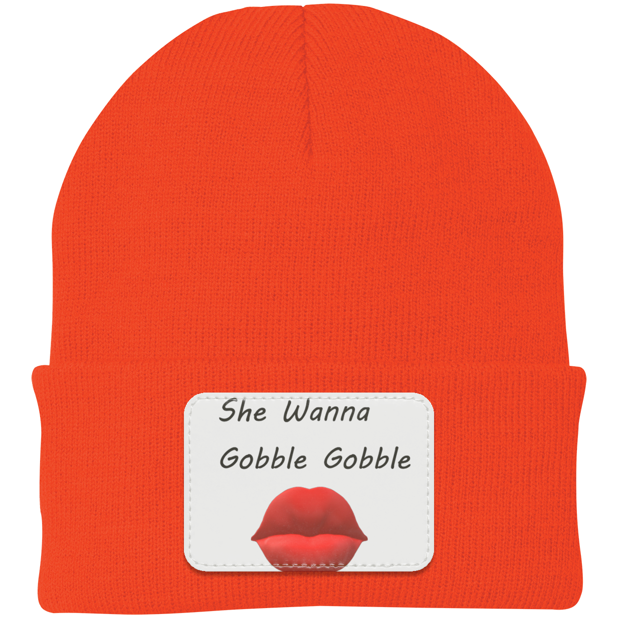 She wanna gobble gobble Knit Cap - Patch