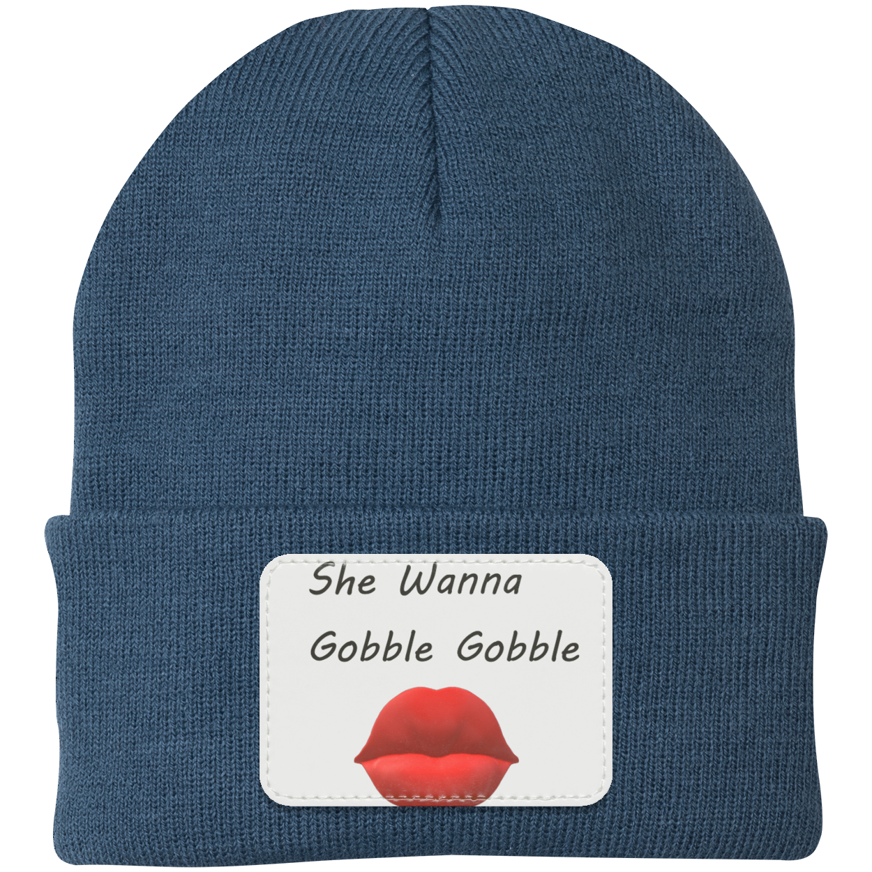 She wanna gobble gobble Knit Cap - Patch